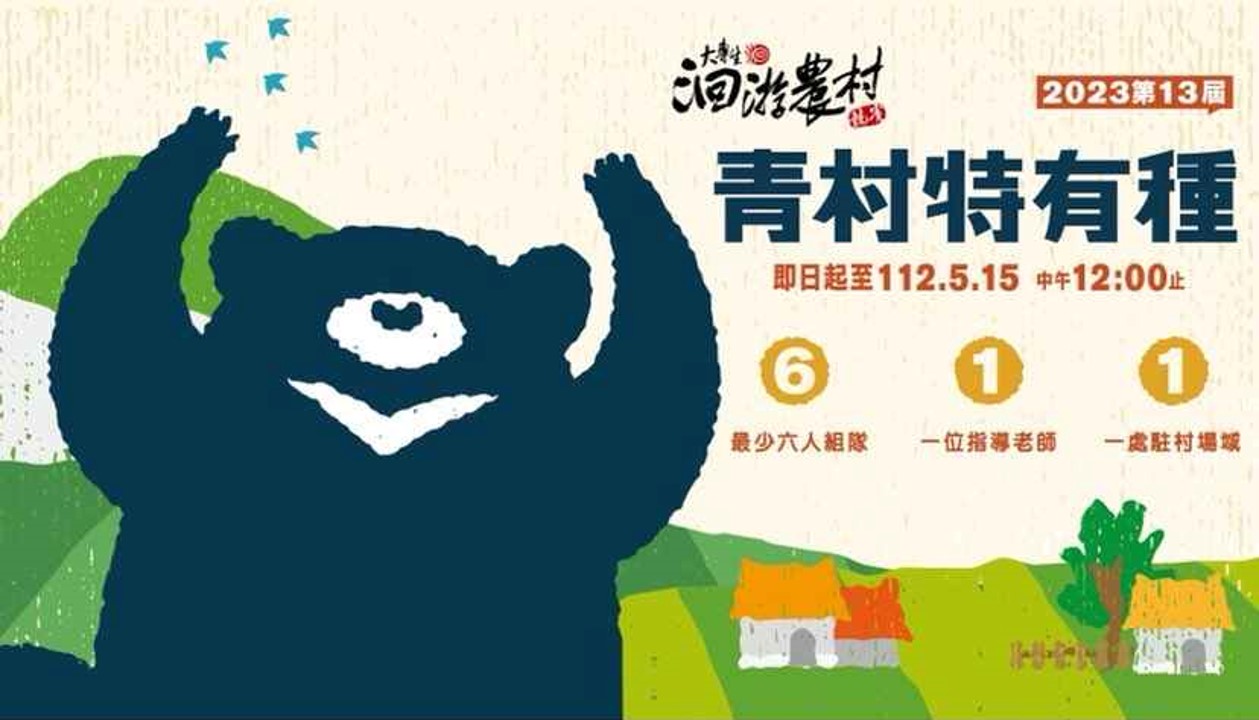 2023大專生洄游農村競賽